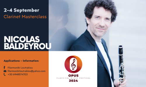 Clarinet Masteclass: Nicolas Baldeyrou!